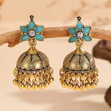1 Pair of Jhumka Earrings