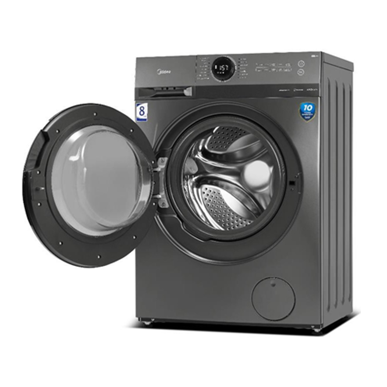 Midea brand Washing Machine MF-100W80B/W-NP